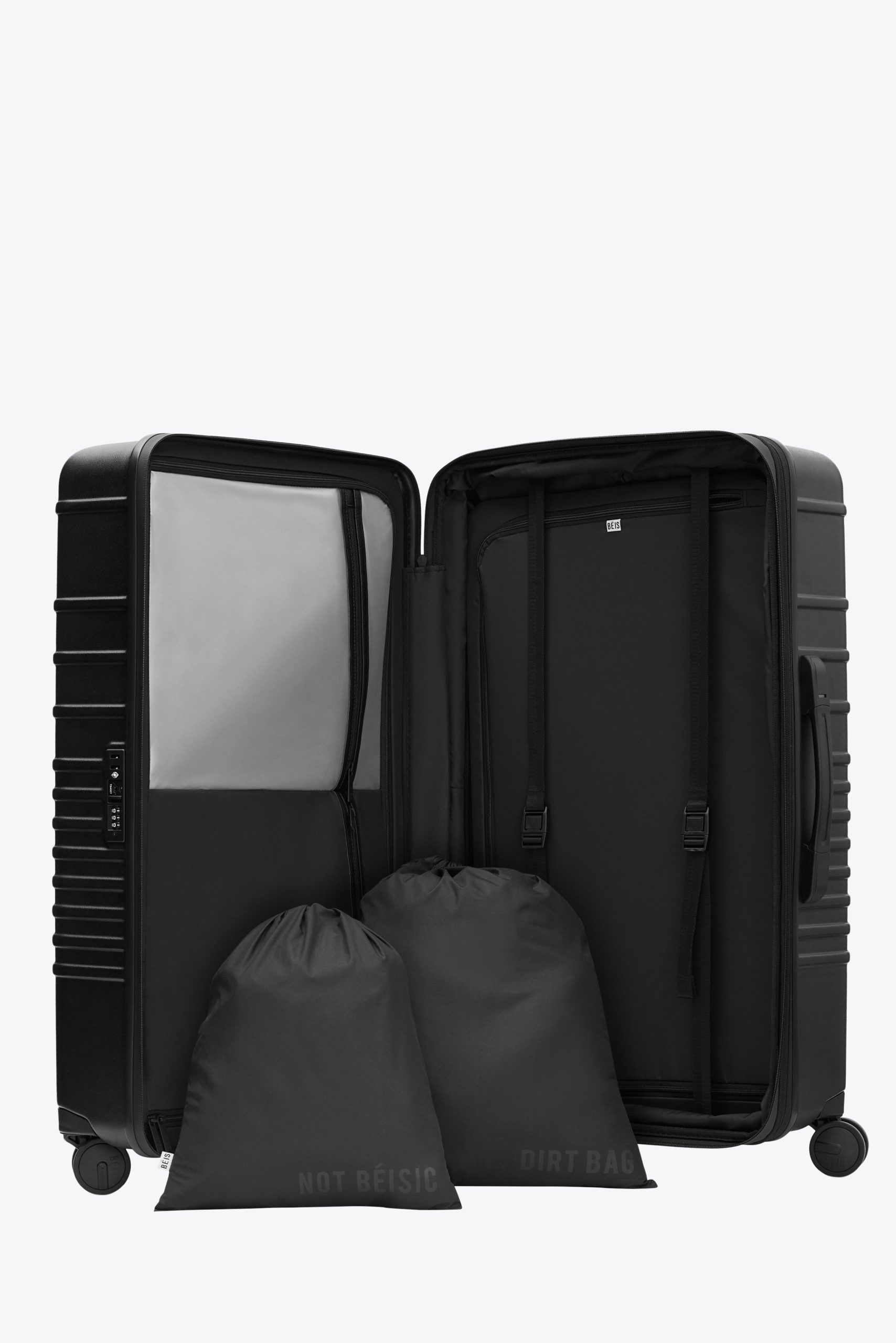 The Large Check-In Roller in All Black - Image 4