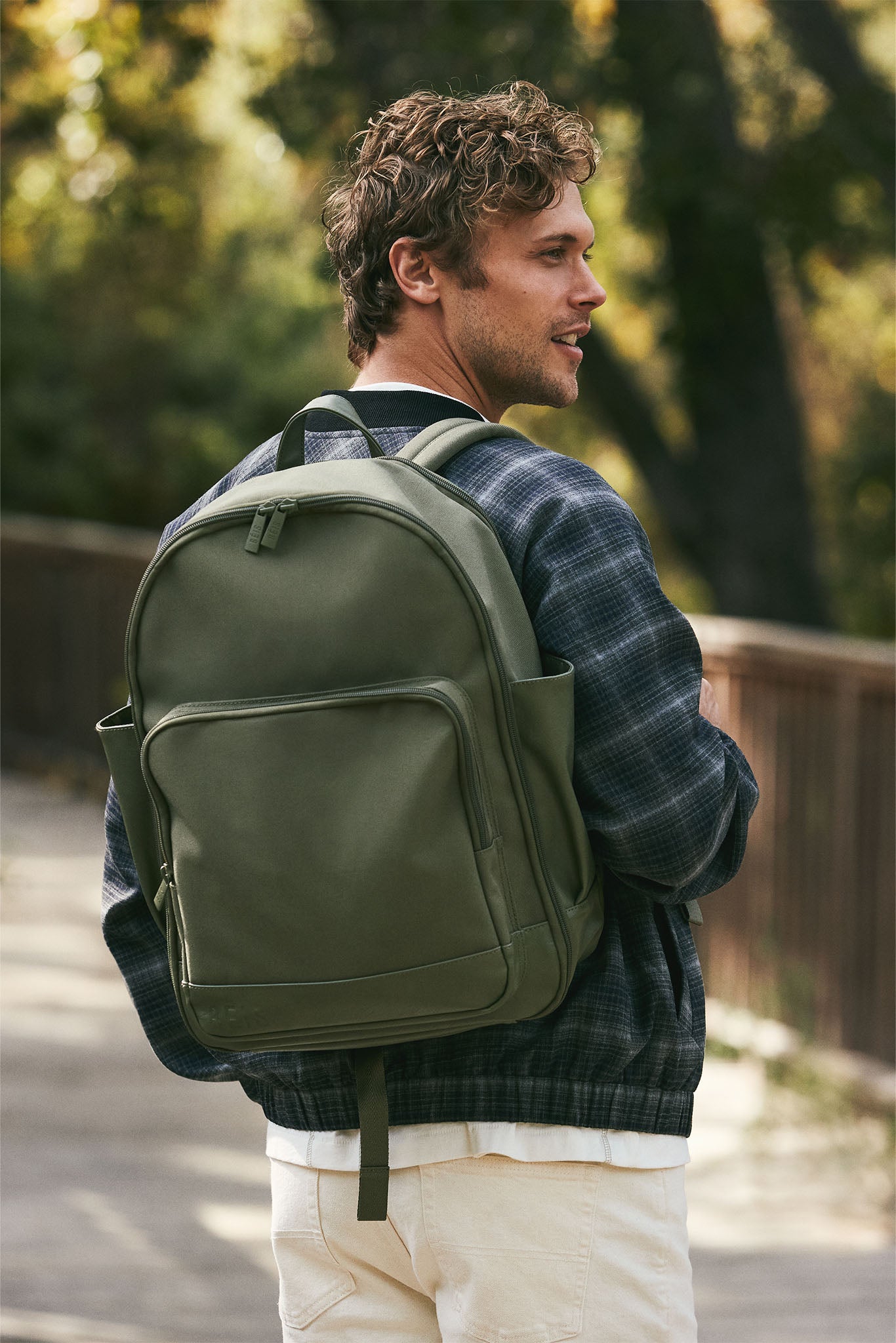 The Travel Backpack in Olive - Image 10