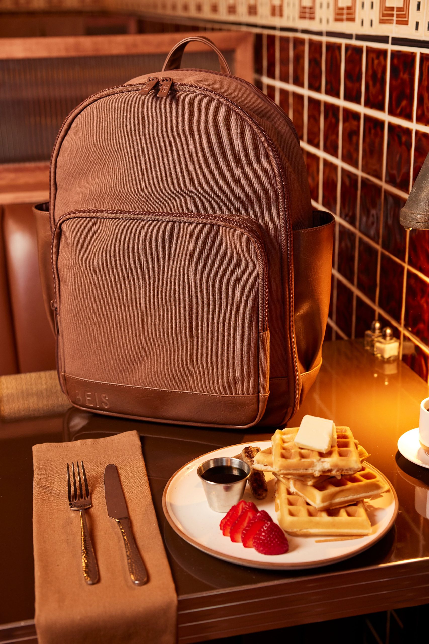 The Travel Backpack in Maple - Image 7