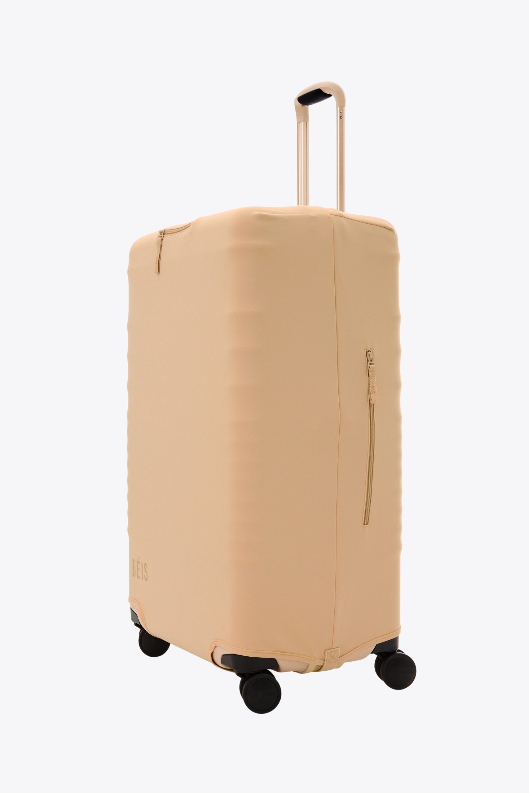 The Large Check-In Luggage Cover in Beige - Image 3