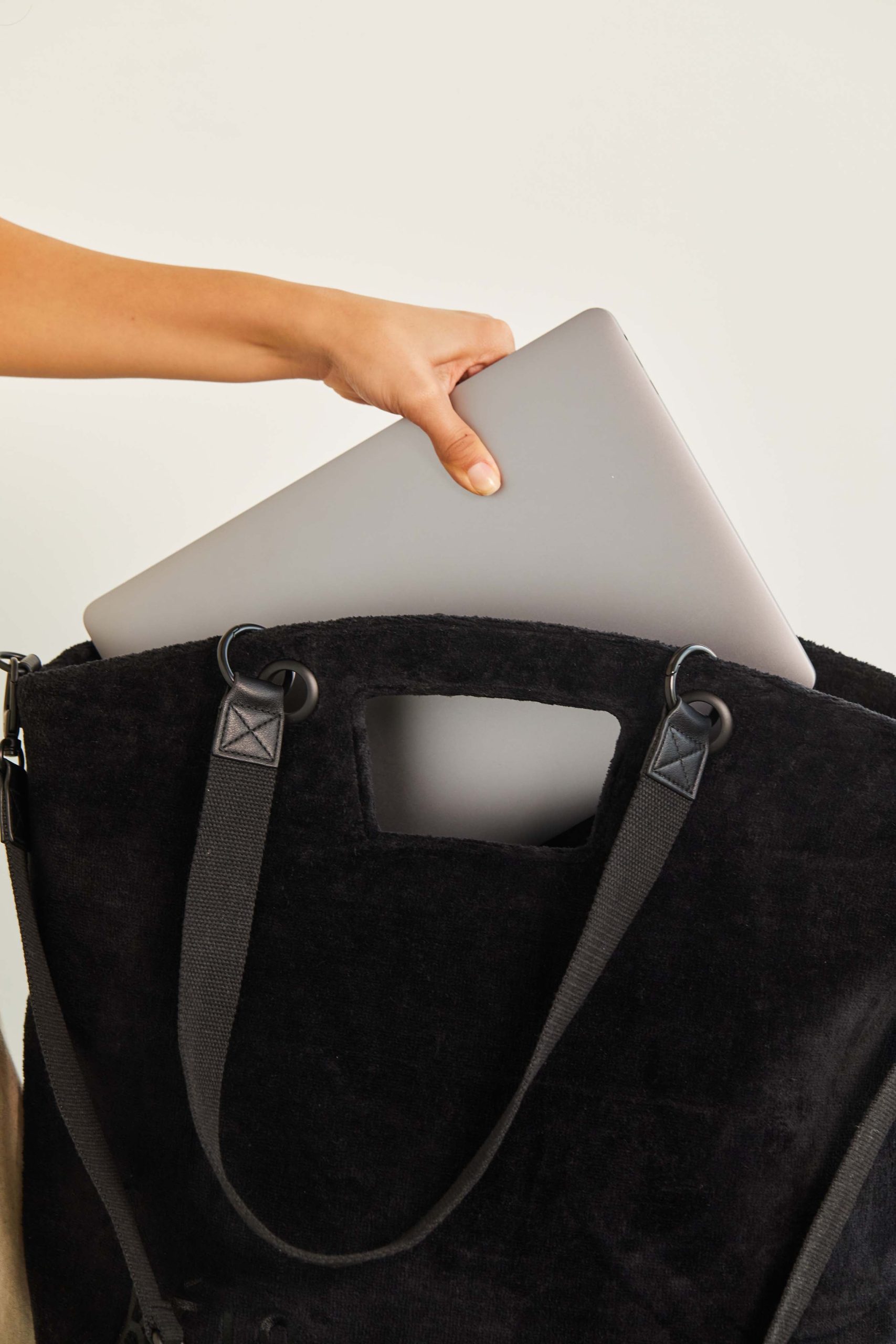 Resale The Terry Tote in Black - Image 11