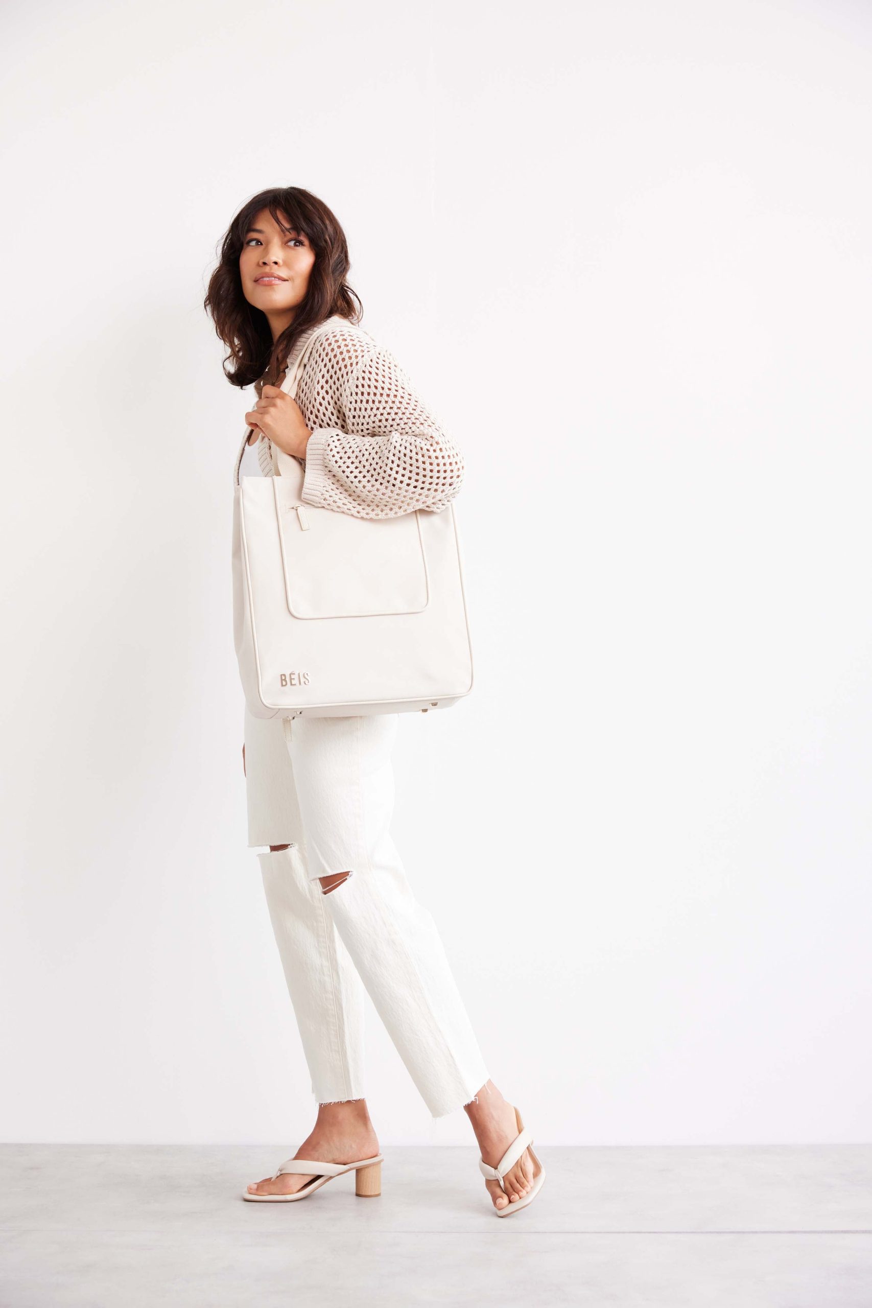 Resale The North To South Tote in Beige - Image 6