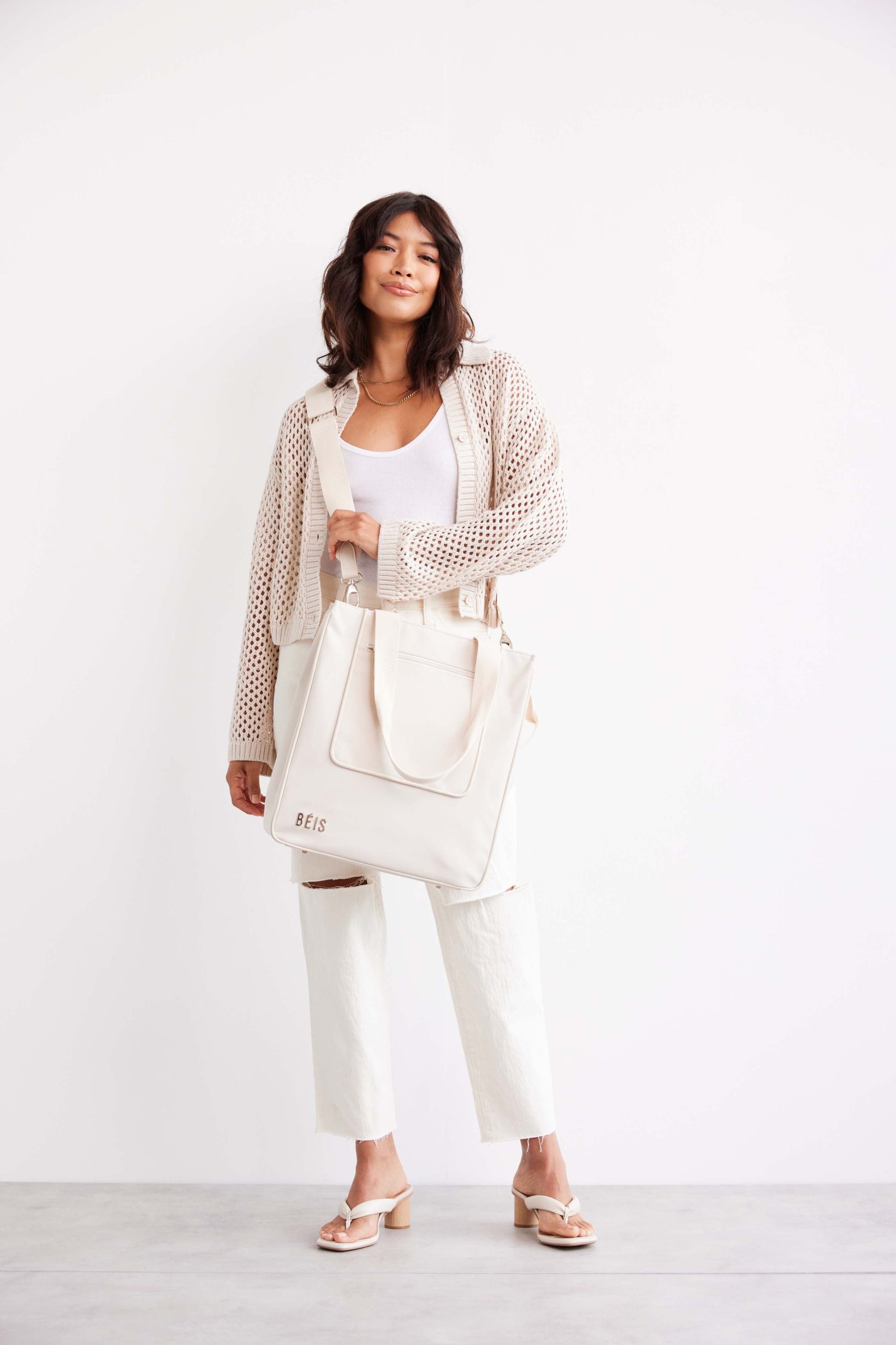 Resale The North To South Tote in Beige - Image 7