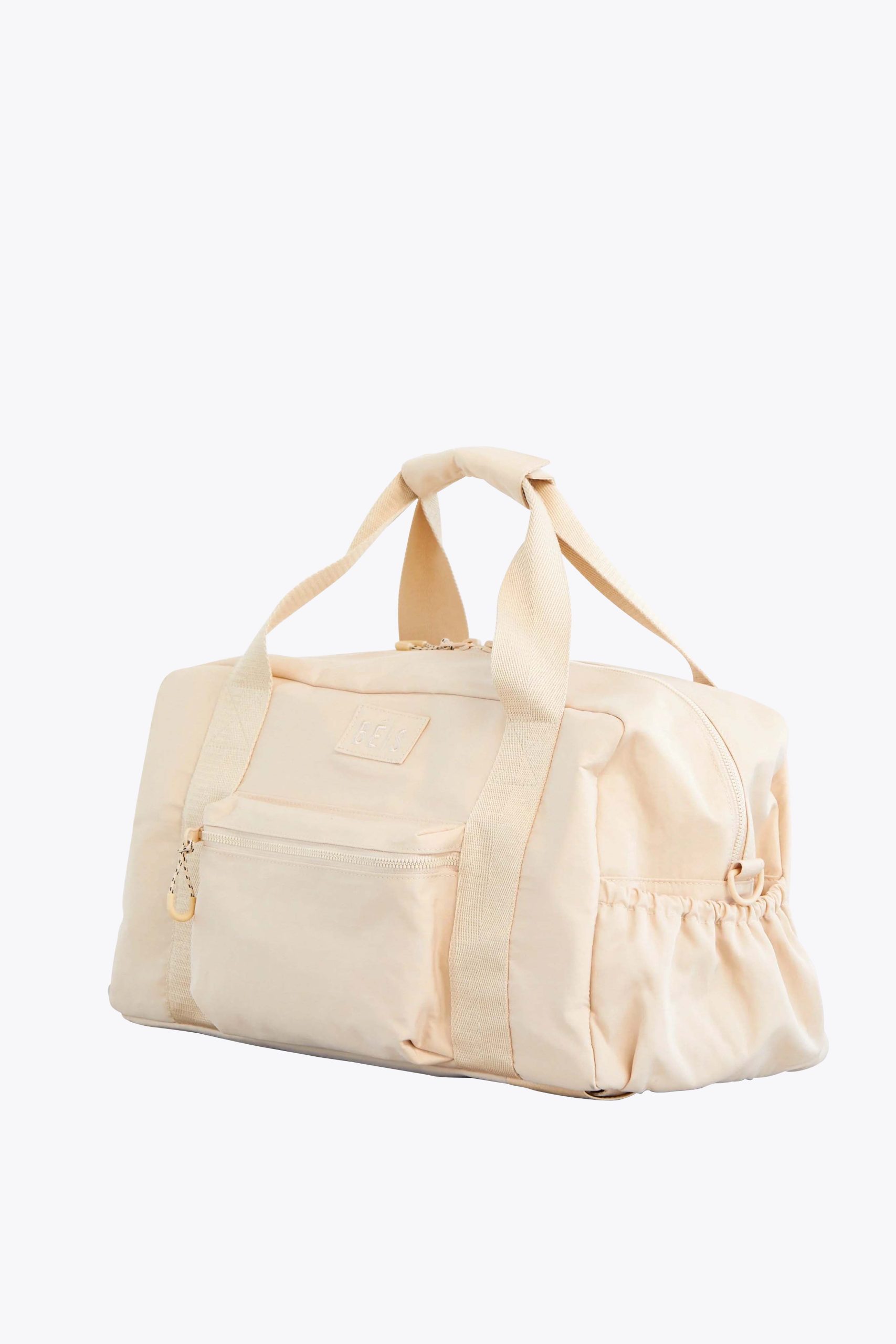 The Sport Duffle Backpack in Beige - Image 2