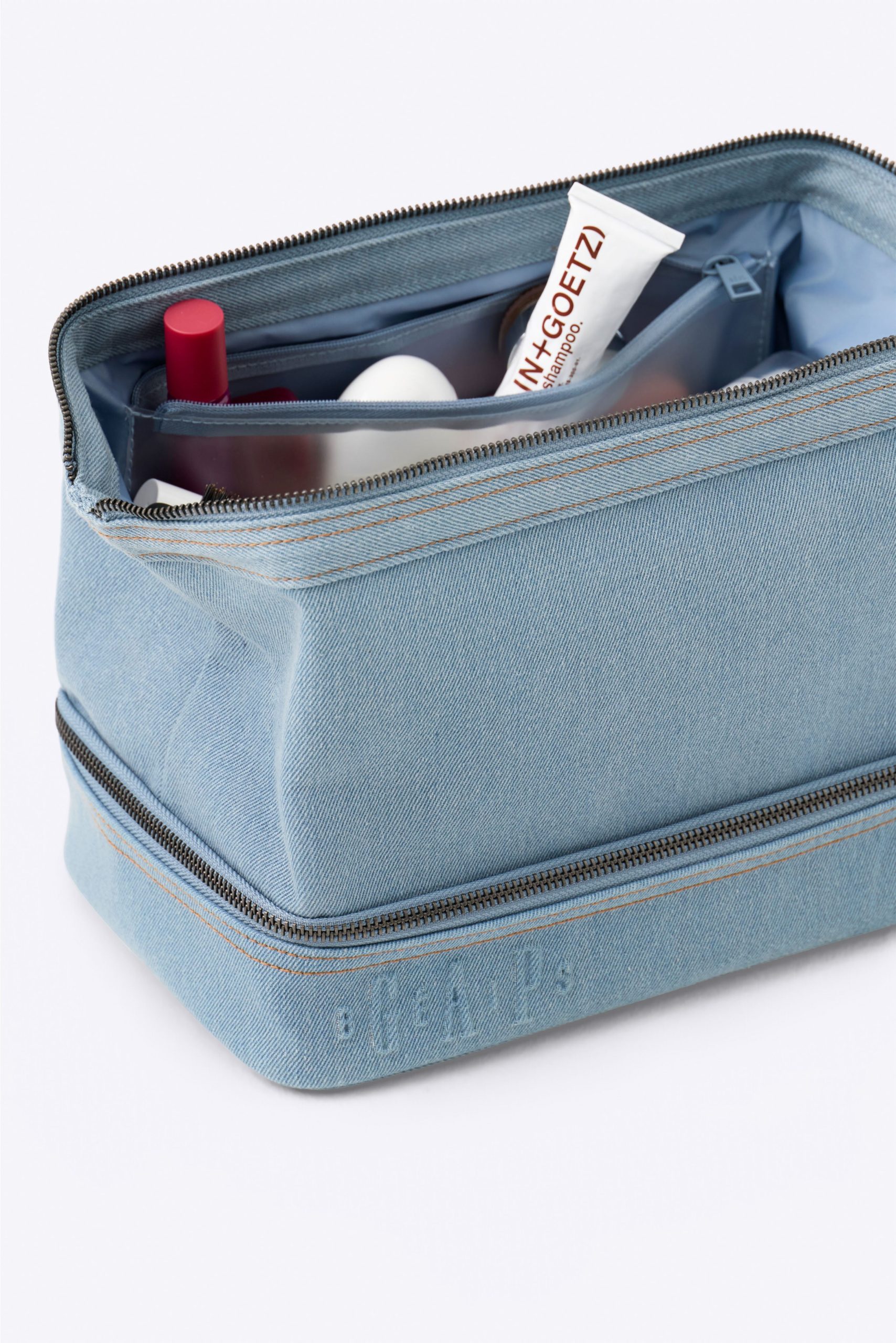 Gap x B??IS The Dopp Kit in Denim Blue - Image 5